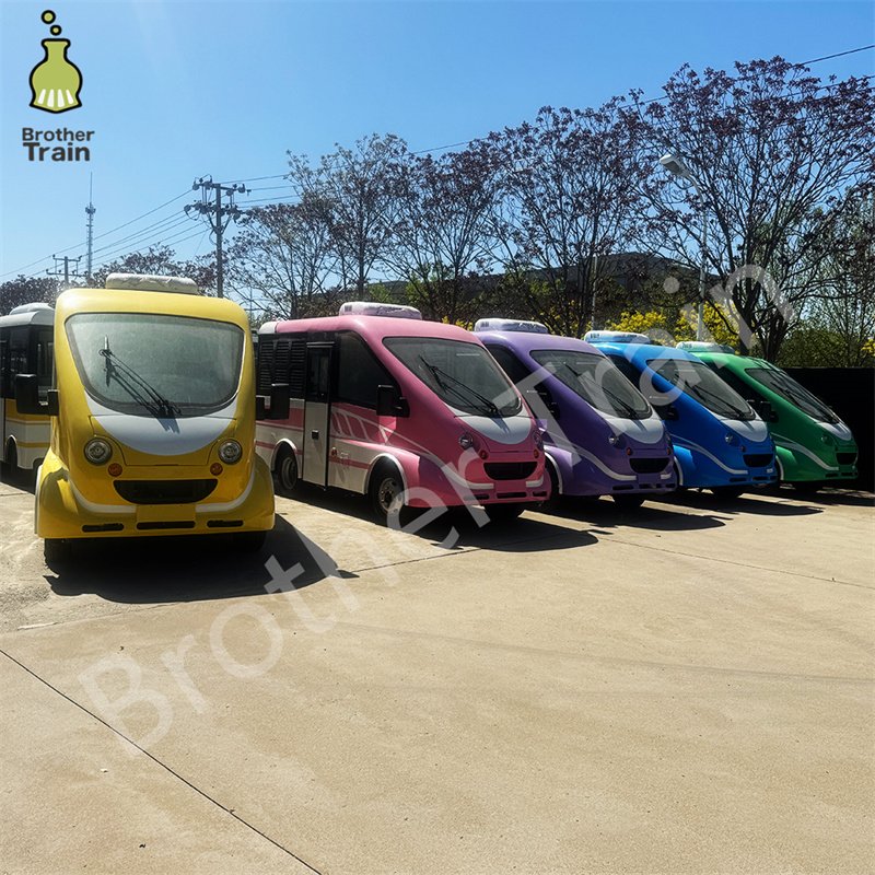 Modern Electric or Derv Engine Trackless Train Modern Bus Amusement Park Rides With High Quality Sightseeing Usage for Tourism
